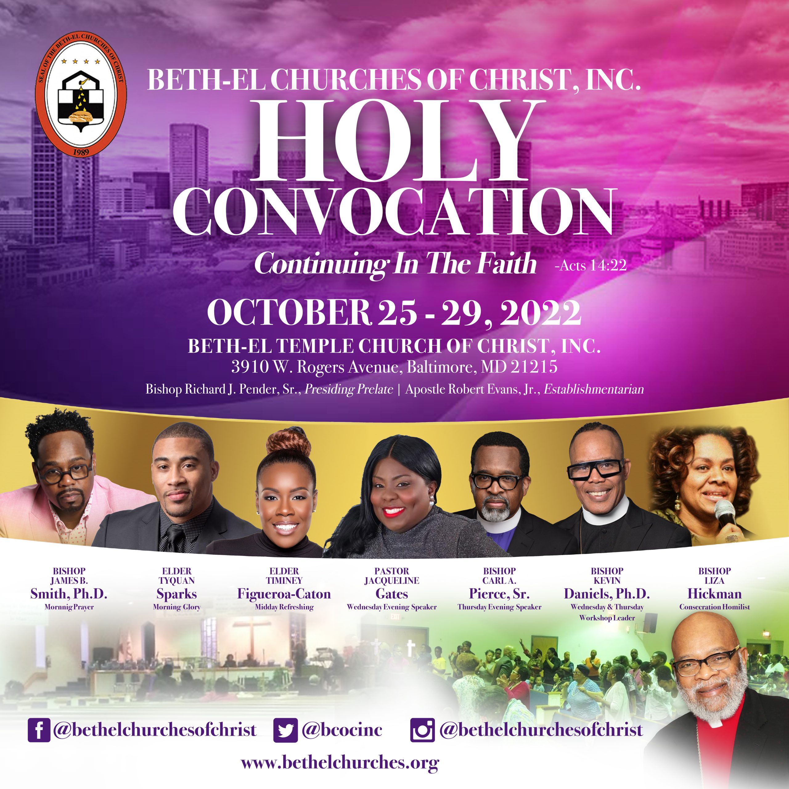 BethEl Churches of Christ Holy Convocation BethEl Temple Church