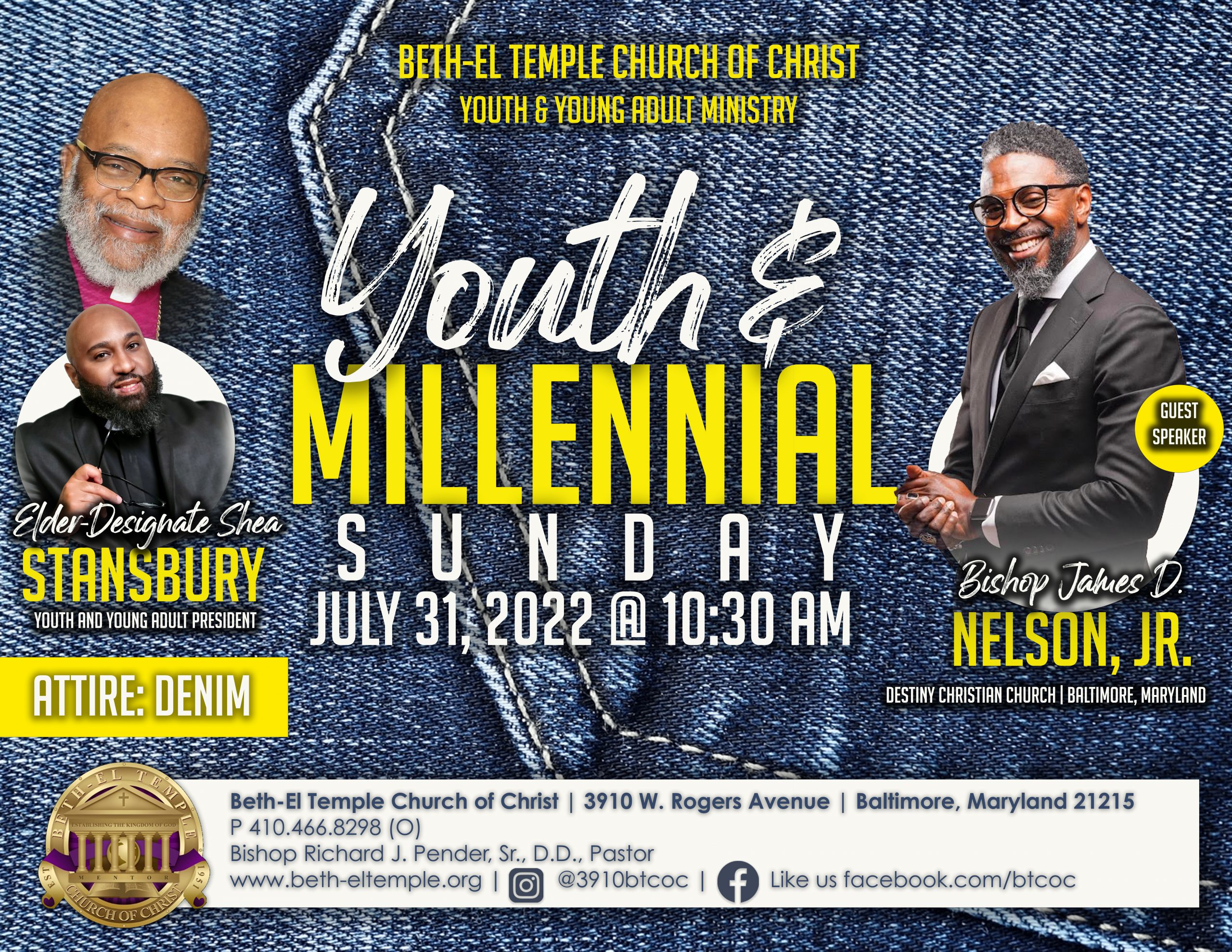 Youth & Millennial Sunday